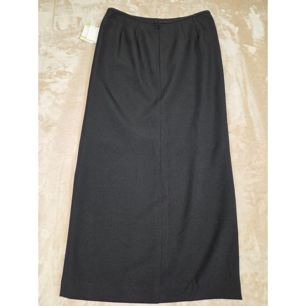 Kasper Long Black Pencil Skirt - Picture 5 of 8